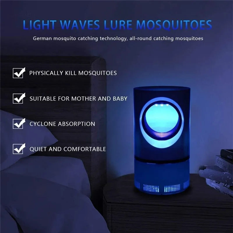 Lâmpada ultra violeta USB para matar mosquitos, repelente de mosquitos domé