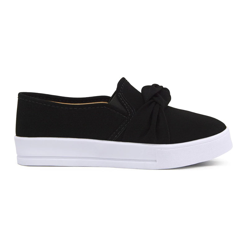 Tênis Feminino Casual confortável Iate Slip On Stillus Calce Fácil Laço 1 Dynasty inverno