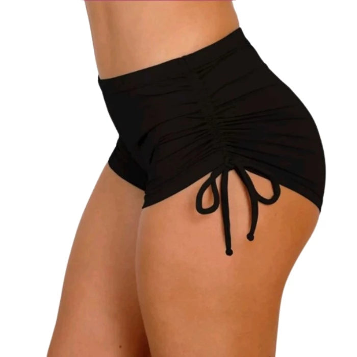 Short Praia Ajuste Lateral para Praia Piscina Academia Calcinha Short Biquini Sunkini Suquini Short