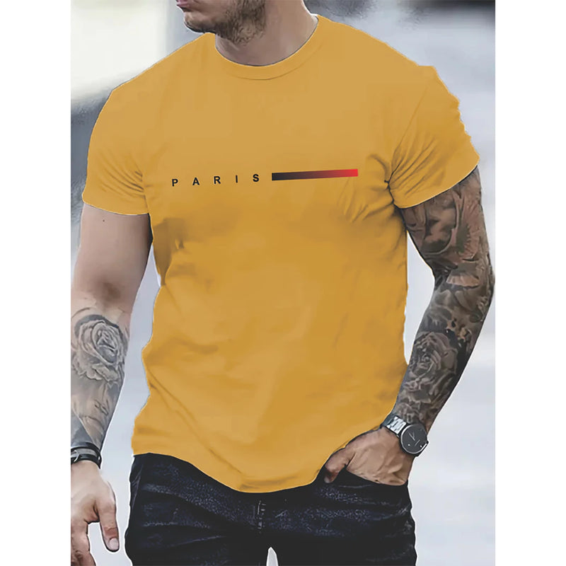 Camiseta Masculina Paris França Algodão 30.1 Camisa Premium