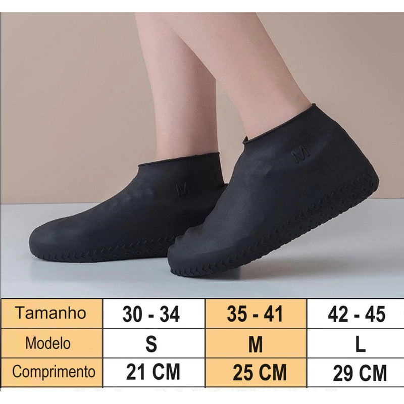 Capa Protetora para Tênis e Sapatos Impermeável Antiderrapante Diversos Tamanhos YX-002 YX-003