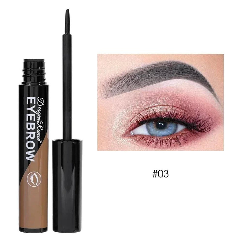 Gel Semi-Permanente Para Sobrancelhas À Prova D'água Tattoo Tint Long-lasting Black Brown Dye Eyebrow Cream Cosmético