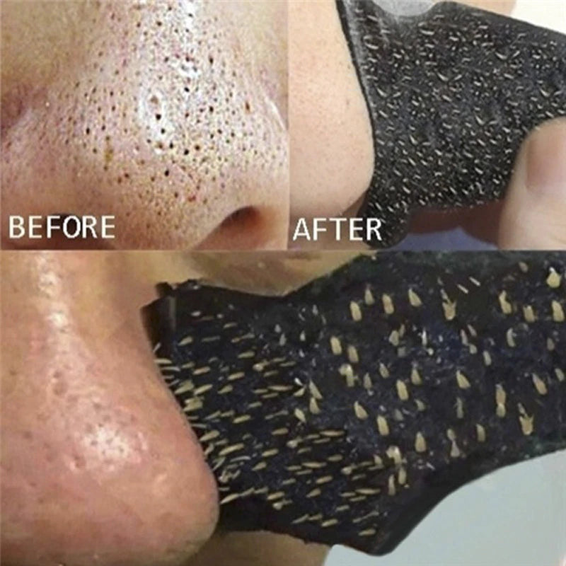 Pasta de limpeza profunda para nariz-Feita com carvão de bambu,remove cravos e acne