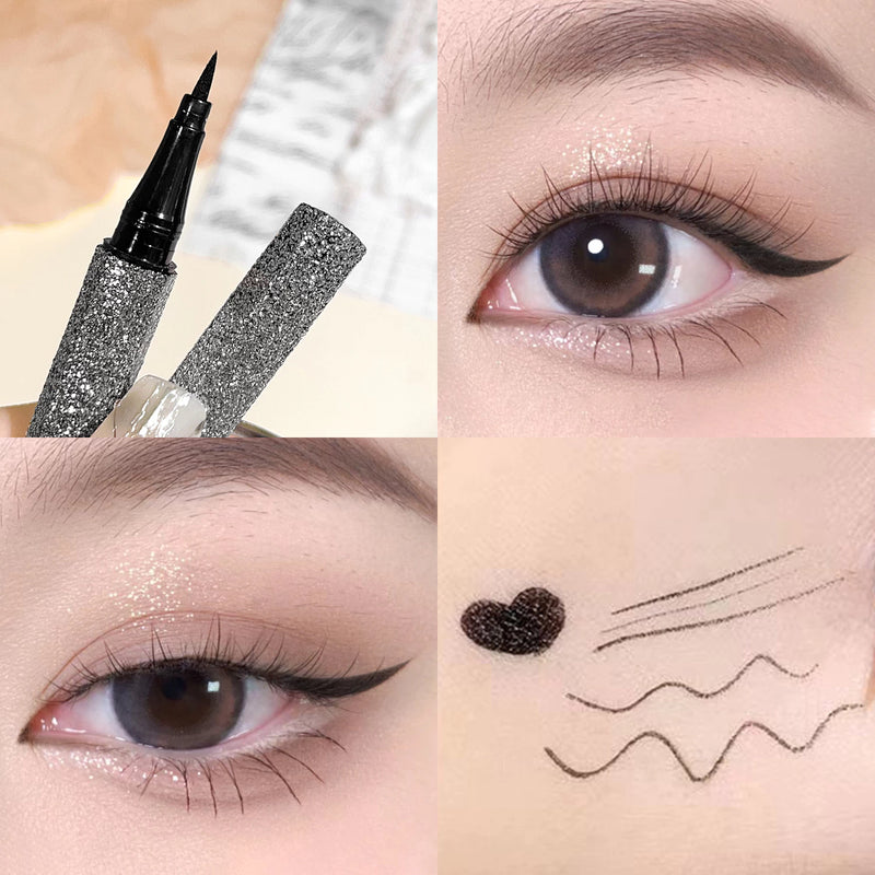 Bobeni Eyeliner Influenciador Starry Sky Cor à Prova d'Água Duradoura e Fácil de Usar para Iniciantes