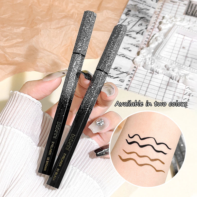 Bobeni Eyeliner Influenciador Starry Sky Cor à Prova d'Água Duradoura e Fácil de Usar para Iniciantes