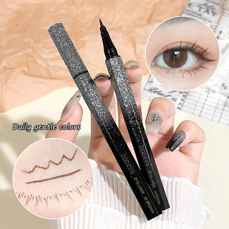 Bobeni Eyeliner Influenciador Starry Sky Cor à Prova d'Água Duradoura e Fácil de Usar para Iniciantes